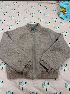 Primark Women’s Quilted Bomber Jacket - Taupe